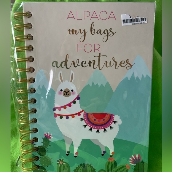 Tri Coastal Design Other - Journal Book (NWT) Alpaca my bags for Adventures